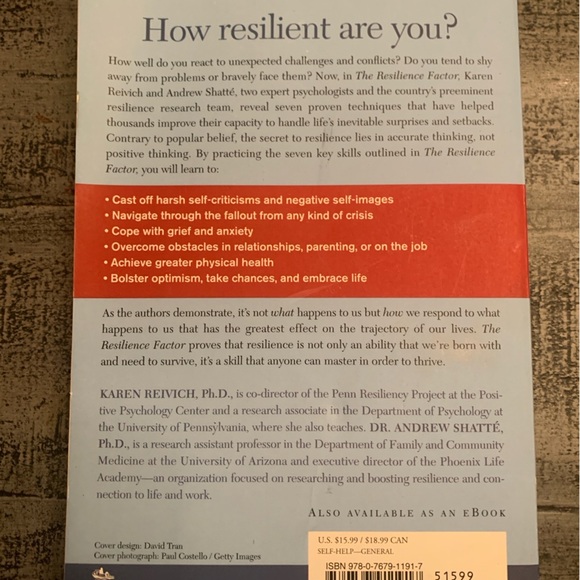 Who Moved my Cheese, Two Doors Down, Resilience Factor, Articulate Exec, 4 Books - Picture 3 of 9